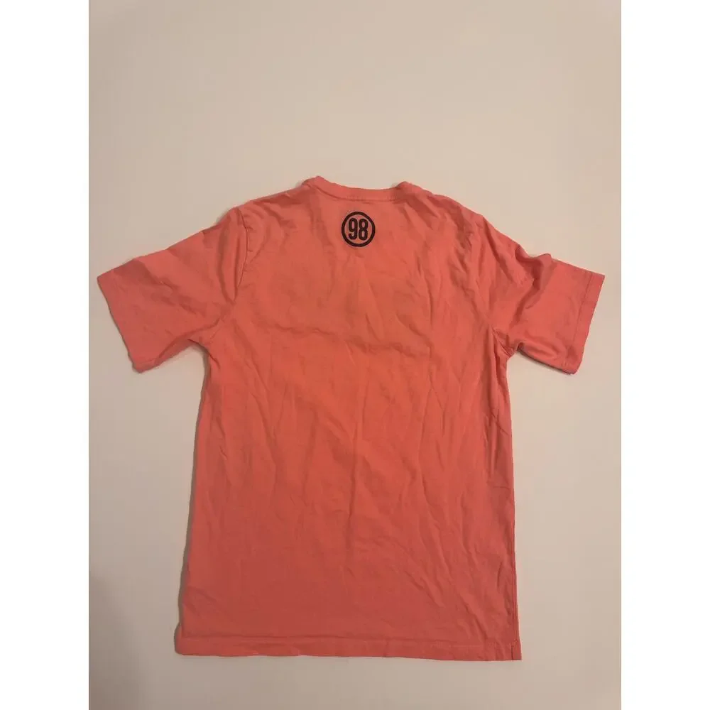 Youth L (16) Vineyard Vines Baseball 98 T-Shirt Short Sleeve Salmon 100% Cotton